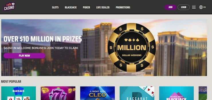 Cafe Casino - Best Crypto Bonuses in AZ