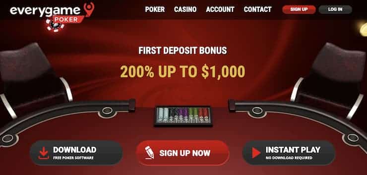 Everygame poker homepage - The best NC online poker 