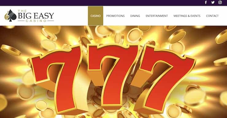 The Big Easy Casino homepage - The best Florida online gambling platforms 
