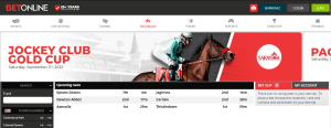 BetOnline horse racing