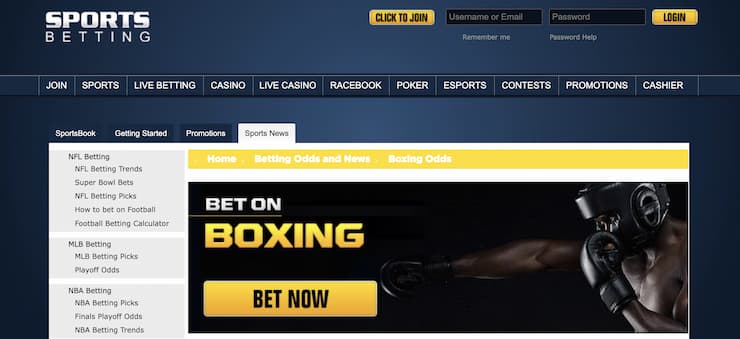 Sportsbetting.ag boxing picks - The best boxing picks