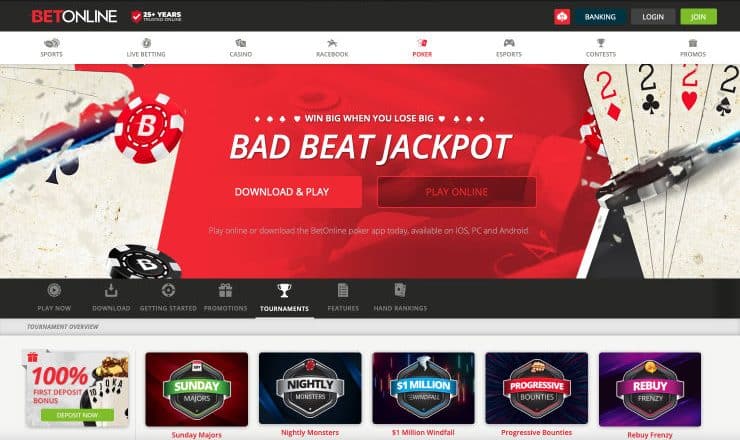 BetOnline Casino Poker