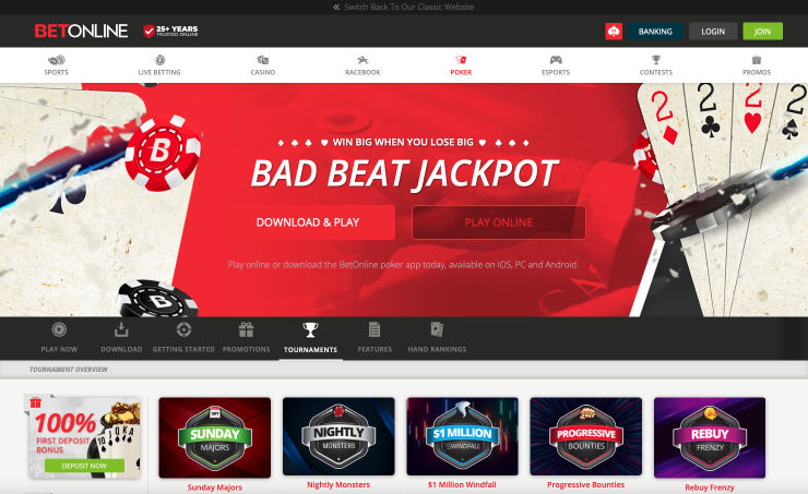 BetOnline Casino Poker