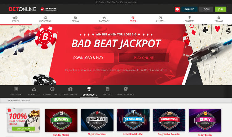 BetOnline Jackpot in Missouri