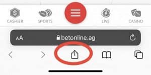 BetOnline PWA Step 2