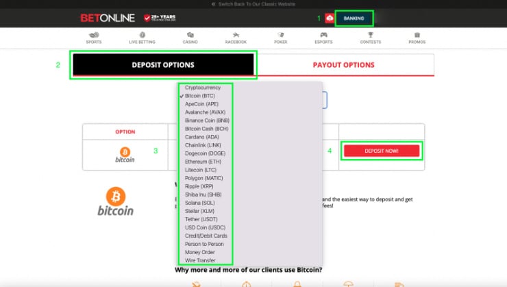 BetOnline Registration Step 3