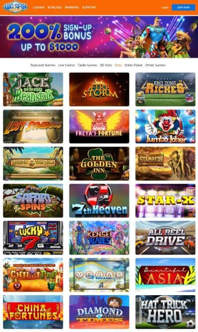 BigSpin Casino App for Slots