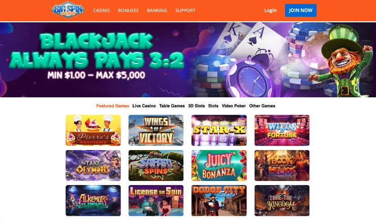 BigSpin Games Online