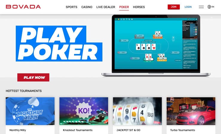 Bovada Poker Online in MA