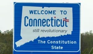 Connecticut Welcome Sign