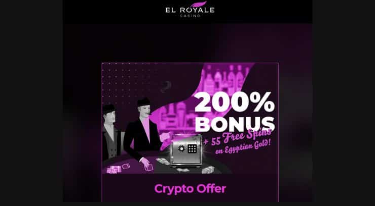 El Royale Casino crypto offer