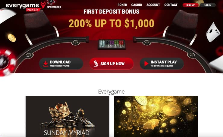 Everygame Casino Poker Bonus