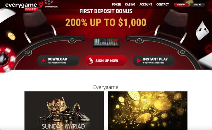 Everygame Casino Welcome Offer