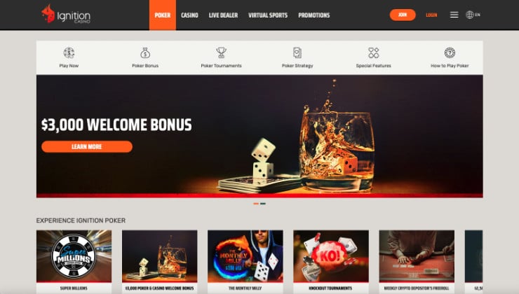 Ignition Casino Poker Bonuses