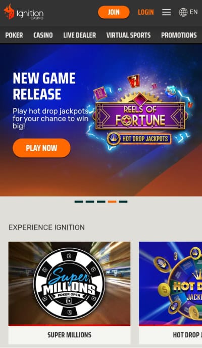 Ignition Mobile Casino App