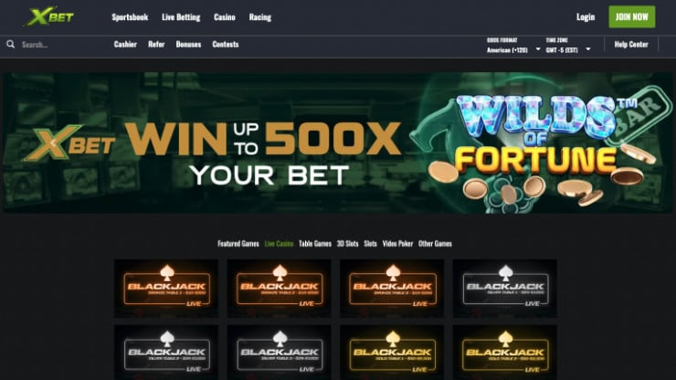 Live Games at XBet Casino