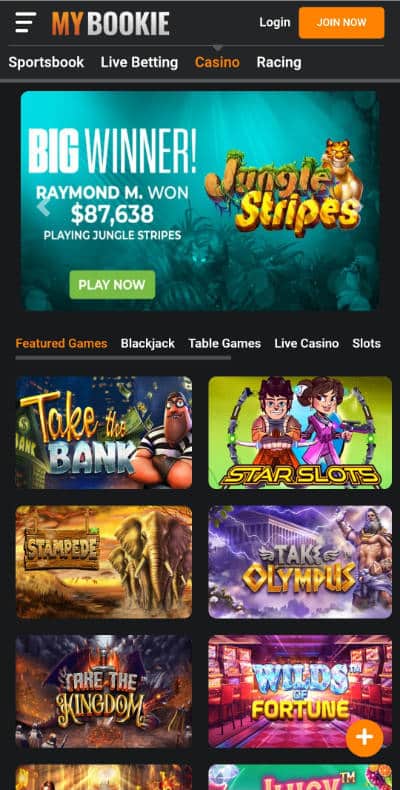 MyBookie Games for Mobiles