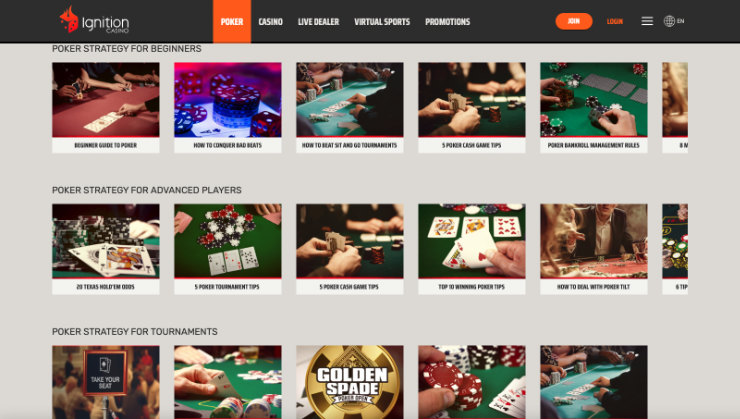 Poker Strategies at Ignition