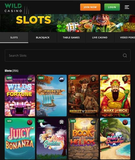 Wild Casino App Slots