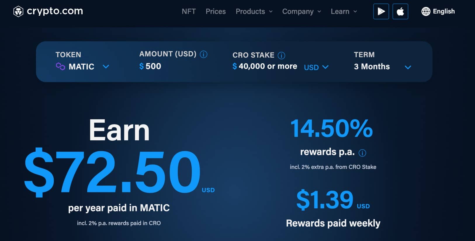crypto.com rewards