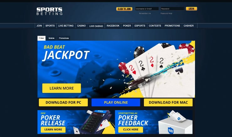 SportsBetting Poker Bonuses