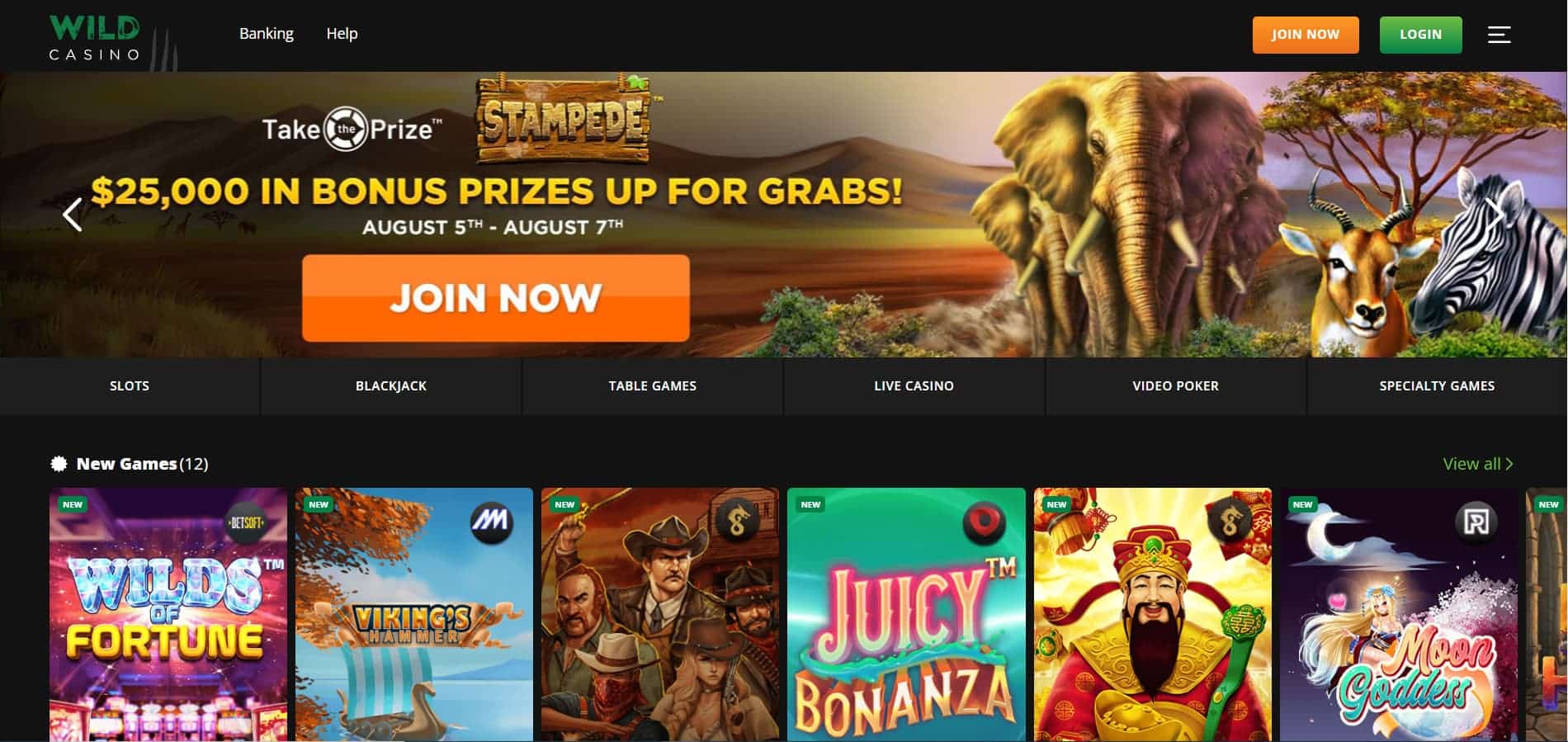 Wild Casino Create Account