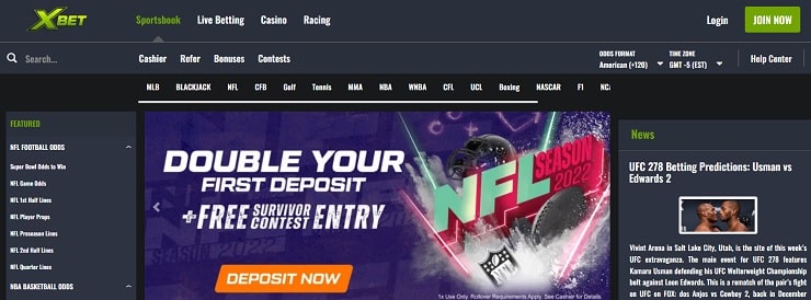 XBet Sports Beting Site