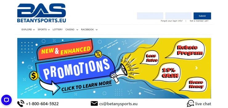 Betanysports promotions