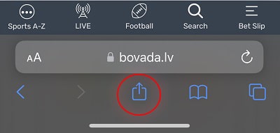 Bovada PWA Step Two