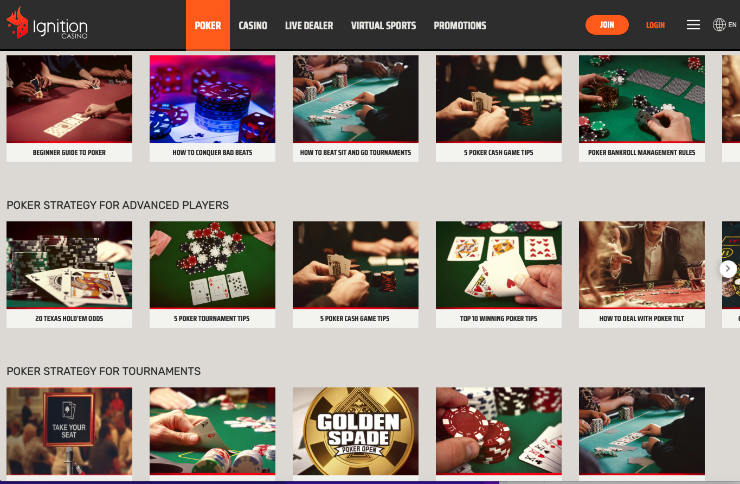 Ignition Poker Strategy