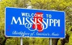 Mississippi Welcome Sign