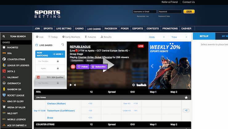 Sportsbetting.ag eSports