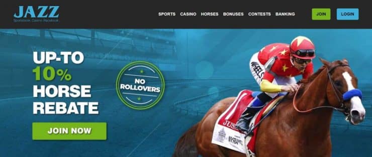 Jazz homepage for horse racing in Louisiana