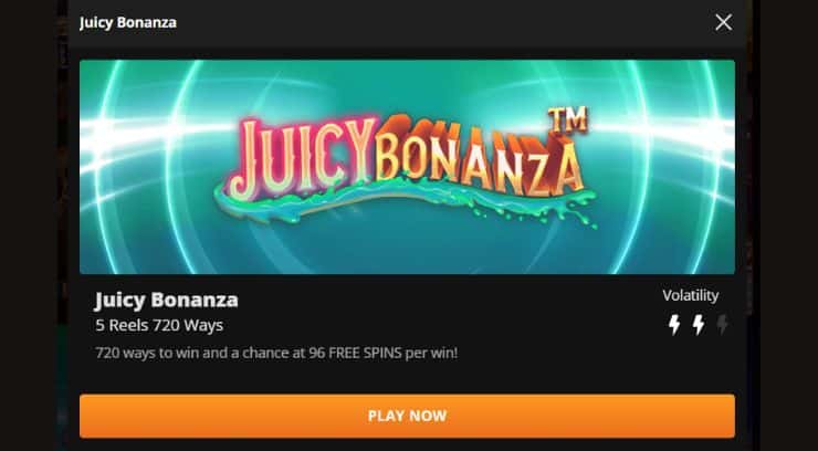 Juicy Bonanza crypto slots