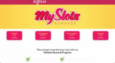 Slots.LV Casino MySlots