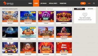 Ignition Casino Betsoft Games