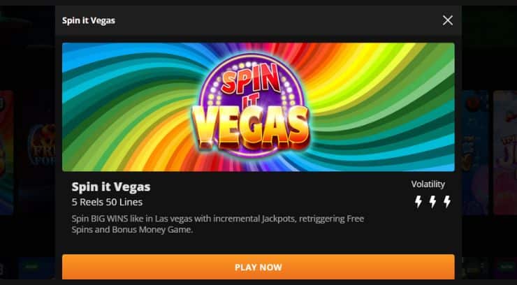 Spin it Vegas crypto slots