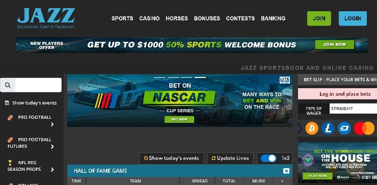 offshore sports betting - Jazz Sports