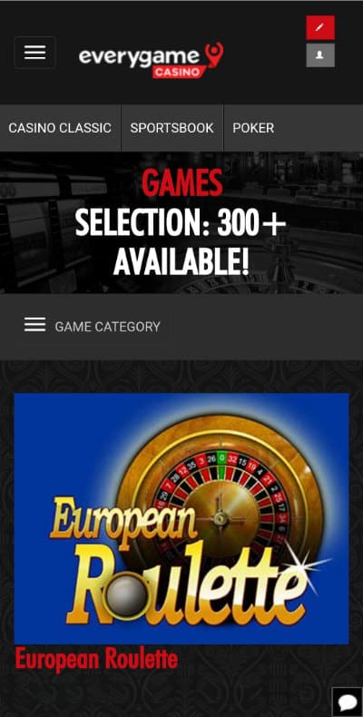 Everygame Casino Roulette