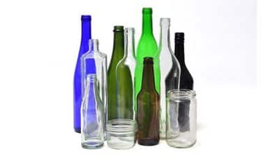 glass bottles