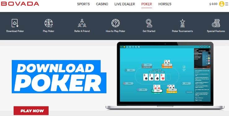 Bovada live poker app
