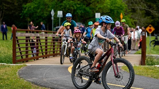 friendly city trail harrisonburg bike youth child
