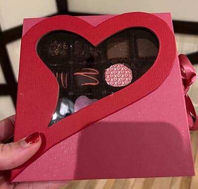 Laurie's Chocolates box
