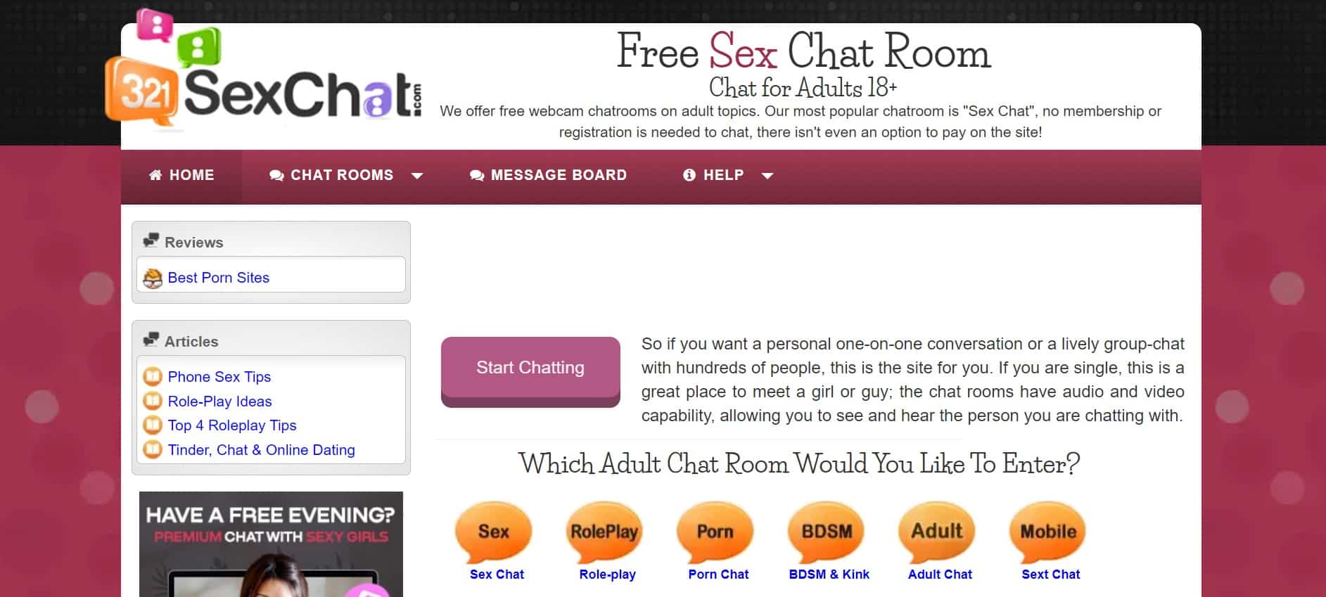 Porn chat websites