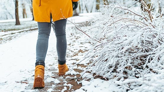 hike in snow