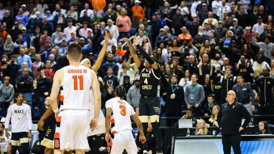 Wake Forest Buzzer Beater Defeats Orange, 77-74 - Syracuse University  Athletics