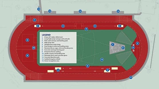 sketch track and field complex