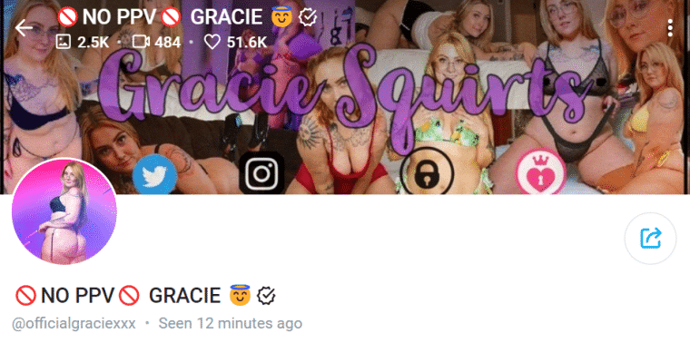 gracie squirts OnlyFans pawg