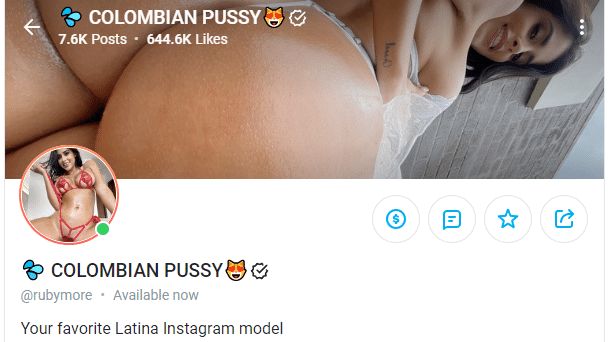 Colombian pussy OnlyFans