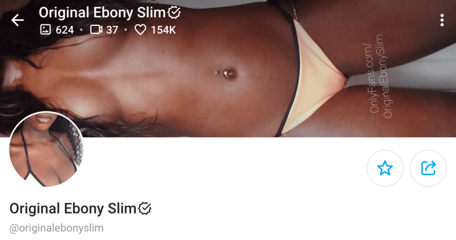 Original Ebony Slim OnlyFans